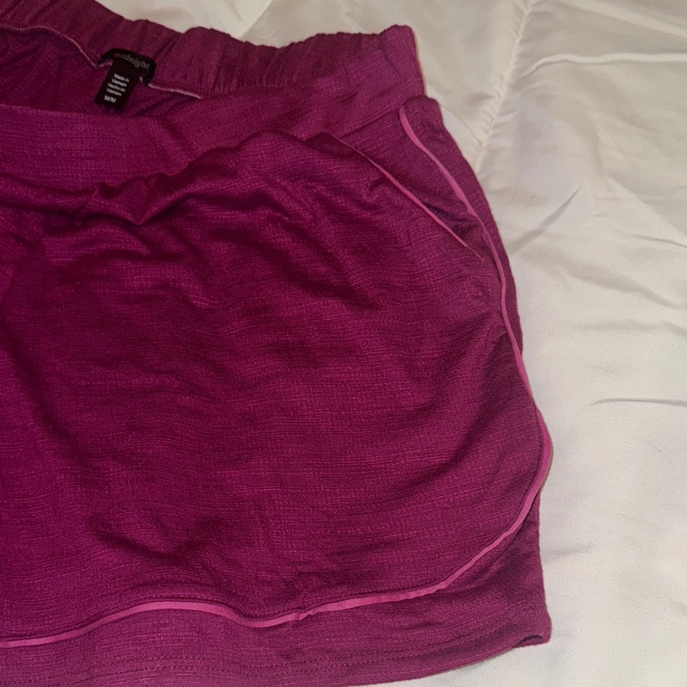Vibrant Magenta Athletic Shorts for Women - Picture 4 of 8